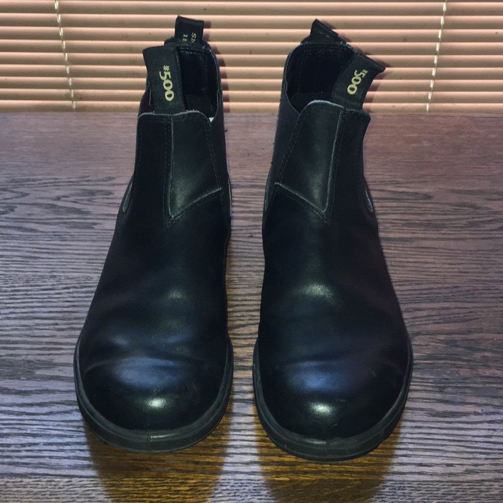 Blundstone Men’s 500 Black Leather Boots 10